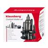 Zestaw barmański 9 elementów Shaker KLAUSBERG KB-7581 grafitowy