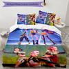 Set Biancheria da Letto KPOP Hunter 3 Pezzi Copripiumino Chiusura Include 1 Copripiumino & 2 Federe per Tutte le Stagioni Camera da Letto Casa Arredamento Stanza del Dormitorio