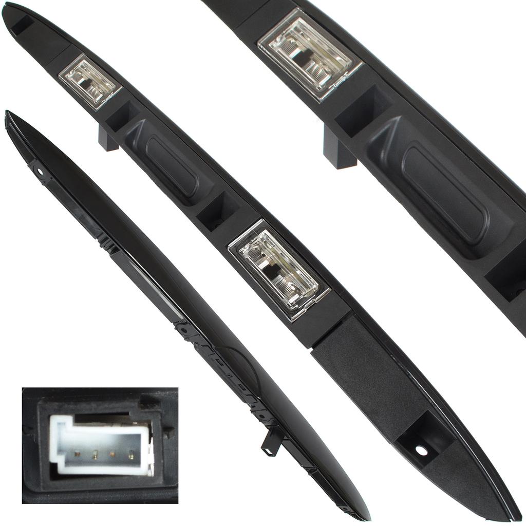 BMW X5 E53 00-06 License Plate Light Cover with Tailgate Opening Microswitch