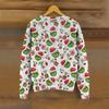 Women's Vintage Knit Button Print Cardigan Jacket