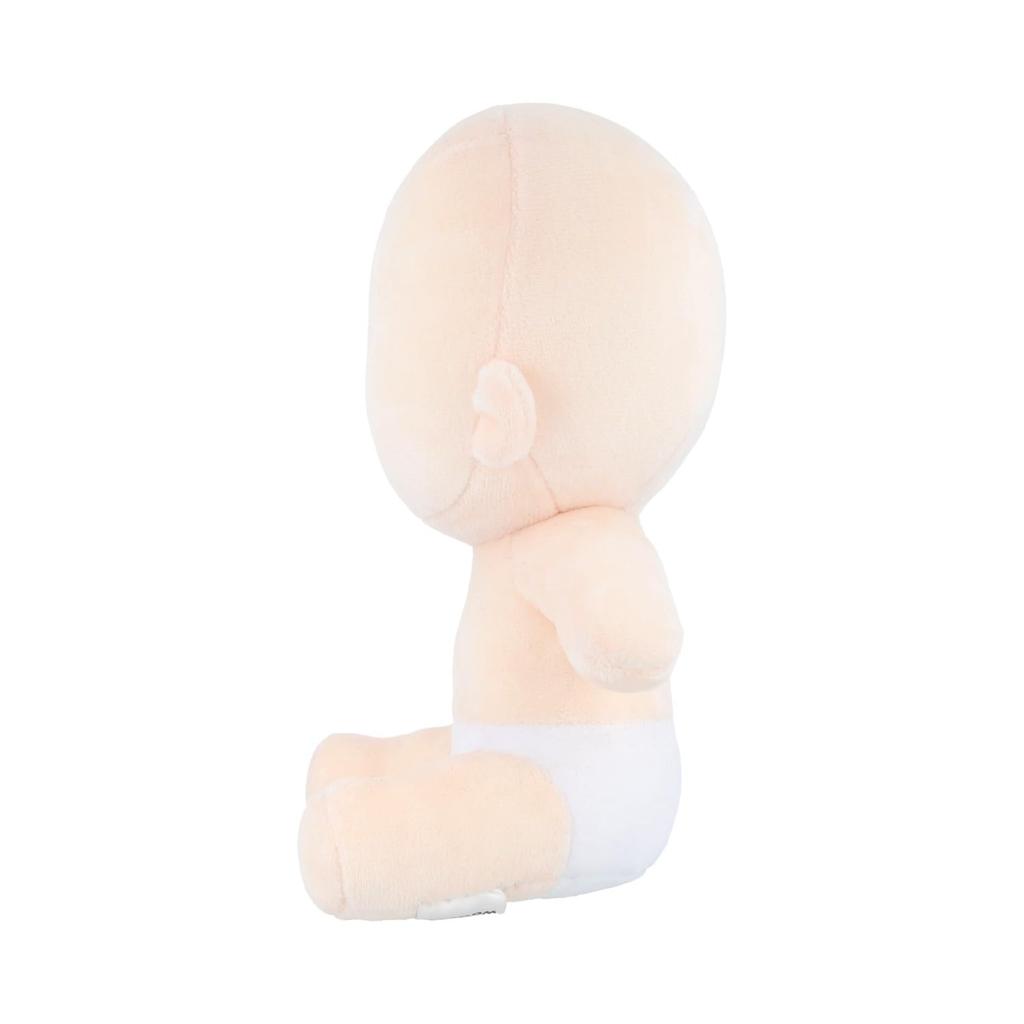 Kiyohara's Favorite Plushie, Plushie Body Wawa-chan, Sitting, 14cm X 20cm X 9cm, Sakura Milk Color, Wig & Dedicated Pants Patternrecipe QR Code NUI-23