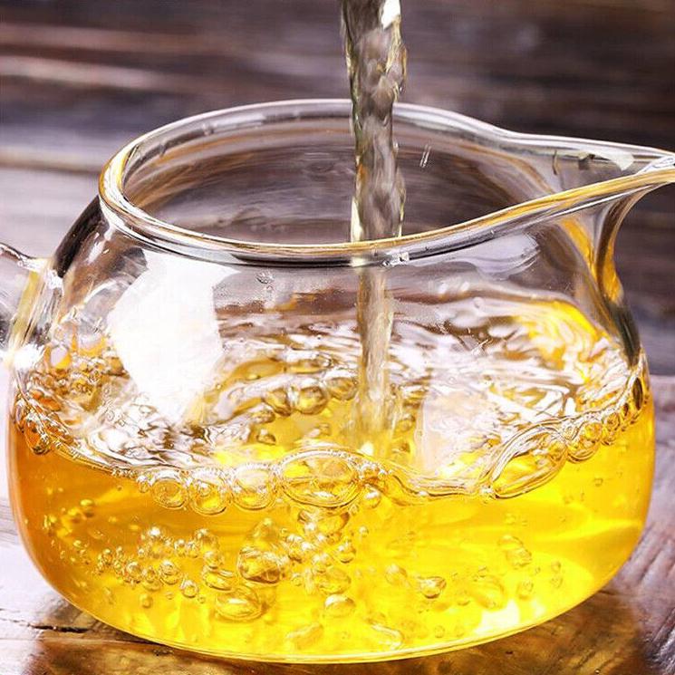 Yunnan's 357g Golden - Leaf Spring Pu'er Raw Tea: A Sweet Symphony from the Tea - Rich Region