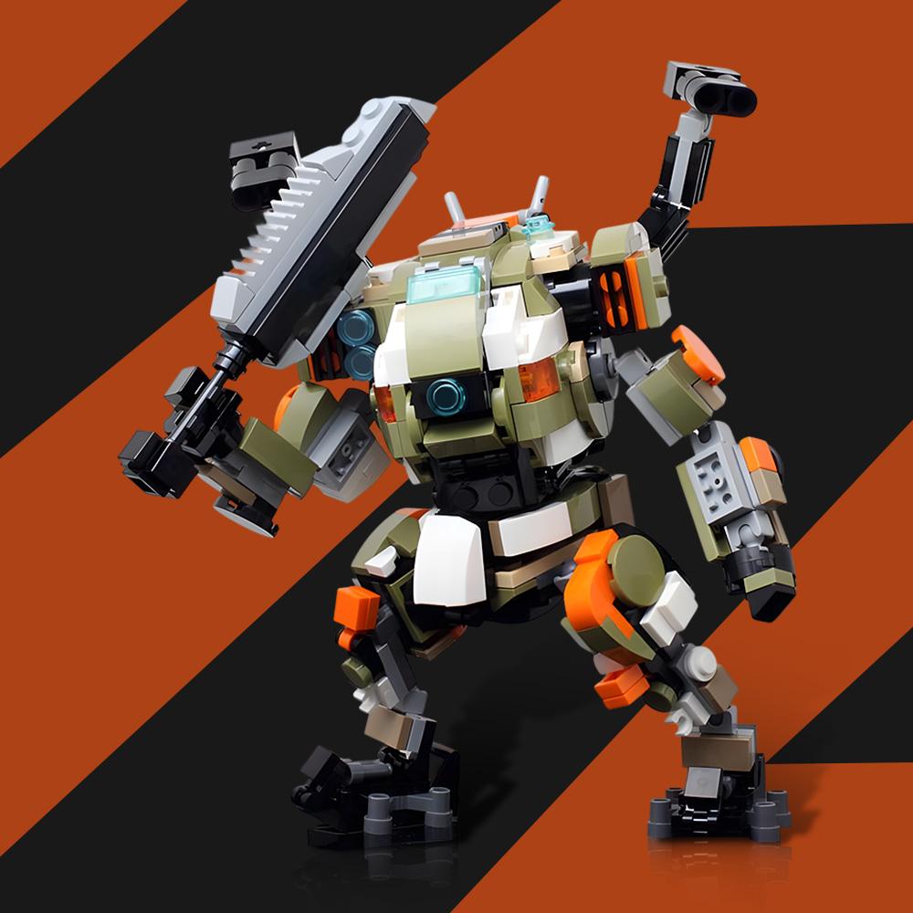 MOC Popular Games Titanfall 2 Mecha Bricks Model BT 7274 Titan Battle Robot DIY Building Blocks Assemble Toys Kids Birthday Gift