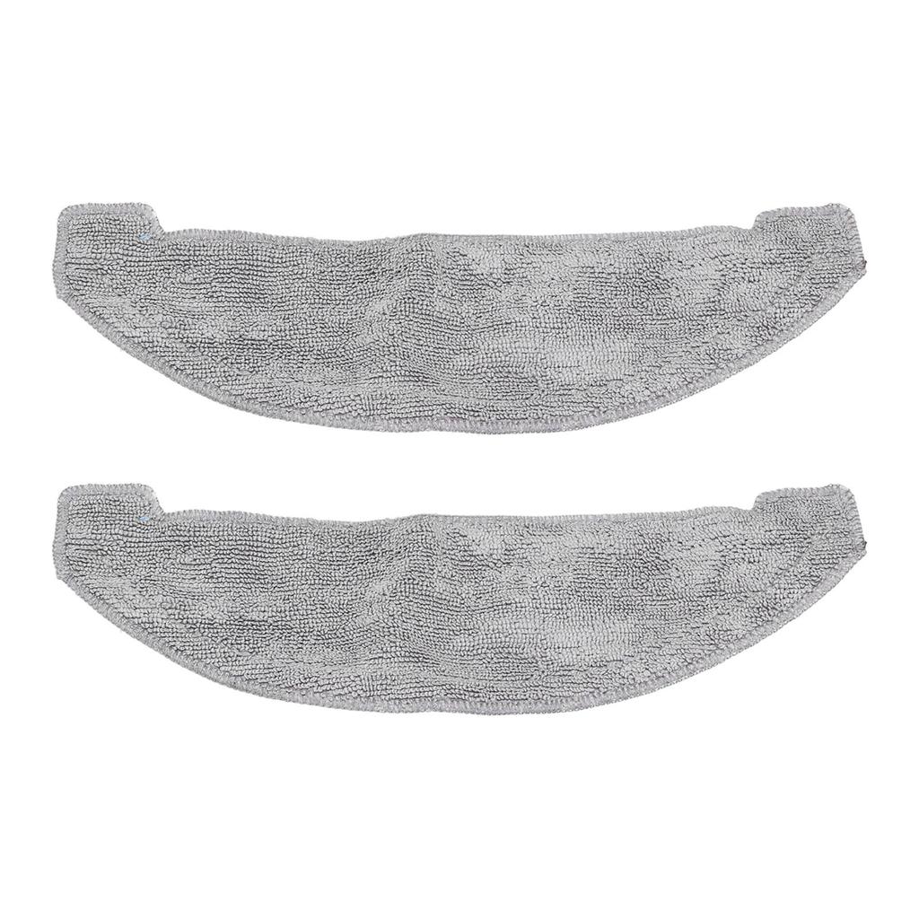 2PCS Mop Cleaning Pad Mopping Cleaning Cloth Replacement Fit for ROIDMI EVE Plus Robot Vacuum Cleaner