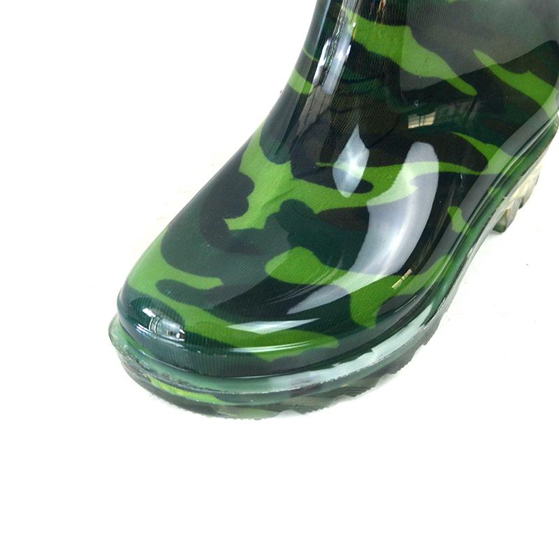 Fashion Rainboots Sepatu Sawah Water Boots Long Tube High-grade Waterproof Shoes PVC Rain Boot Mens Boots Wellington