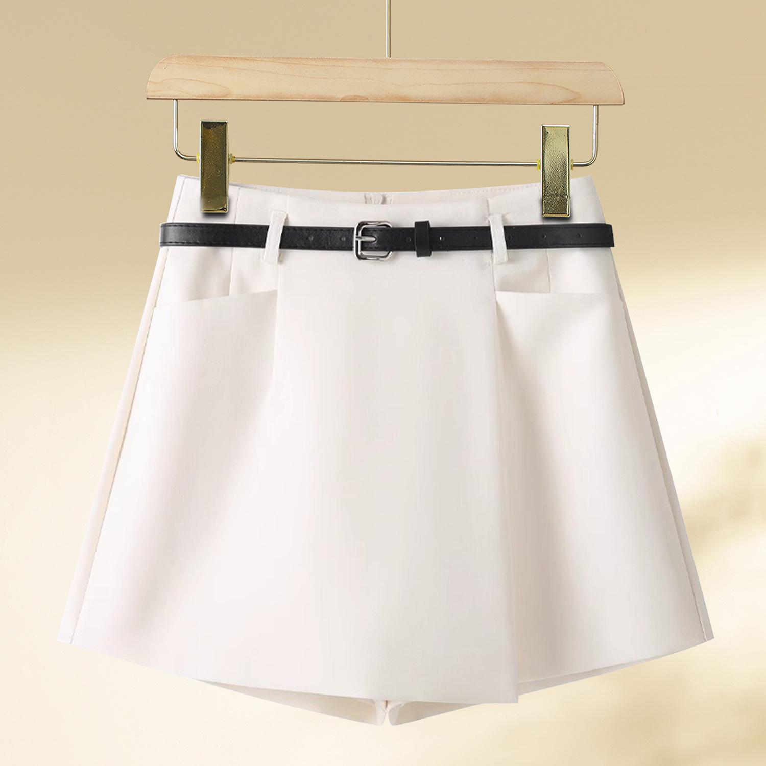 

Женские шорты-костюм с высокой талией, утягивающие фигуру, на весну/лето 2025 - Универсальный и модный дизайн, облегающий бедра. 31 (135-145 lbs) белый