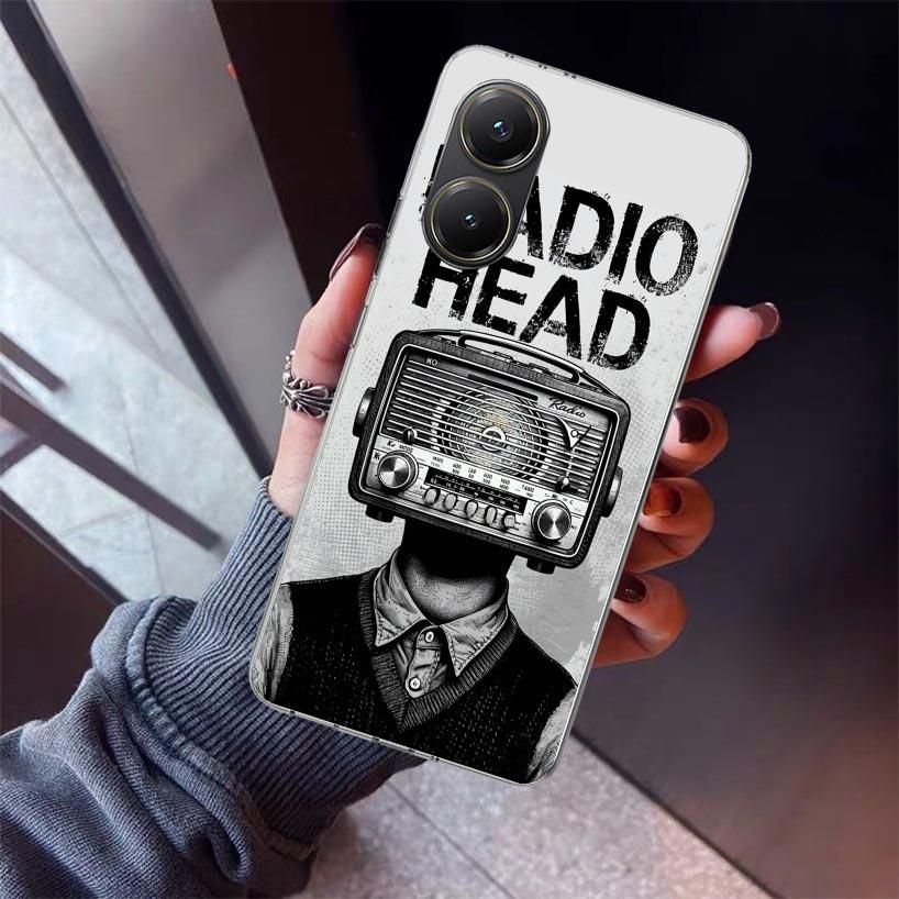 Bnad R-Radiohead Phone Case For Xiaomi Poco X5 X6 X7 Pro F7 Ultra M7 Redmi 15C 15 13C 13 12C 12 10 10C 10A 9 9C 9T 9A Cover Poco