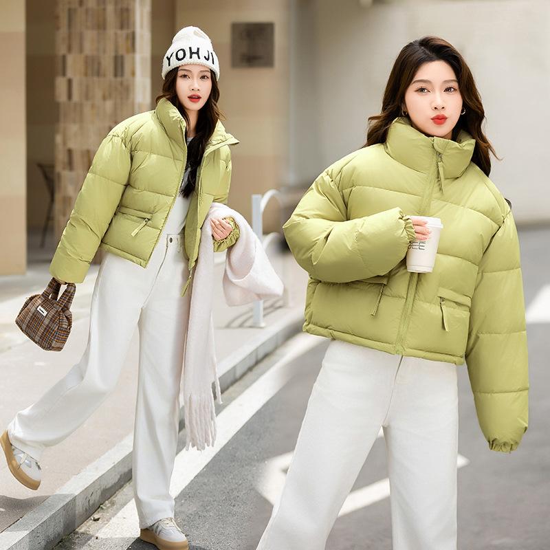 Short cotton clothes women's 2025 winter new loose thickened cotton clothes student bread jacket casual jacket