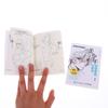 1Pcs Anime Illustration Tutorial Book Manga Drawing Tutorial Pocket Book For Beginner Hairstyle Material Copying Practice Book