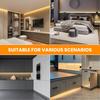 8mm 5mm 3mm PCB COB LED Strip Lights 12V 320LEDs/M RA90 Dimmable Adhesive Night Light Kitchen Room Mirror TV Backlight 9 Colors