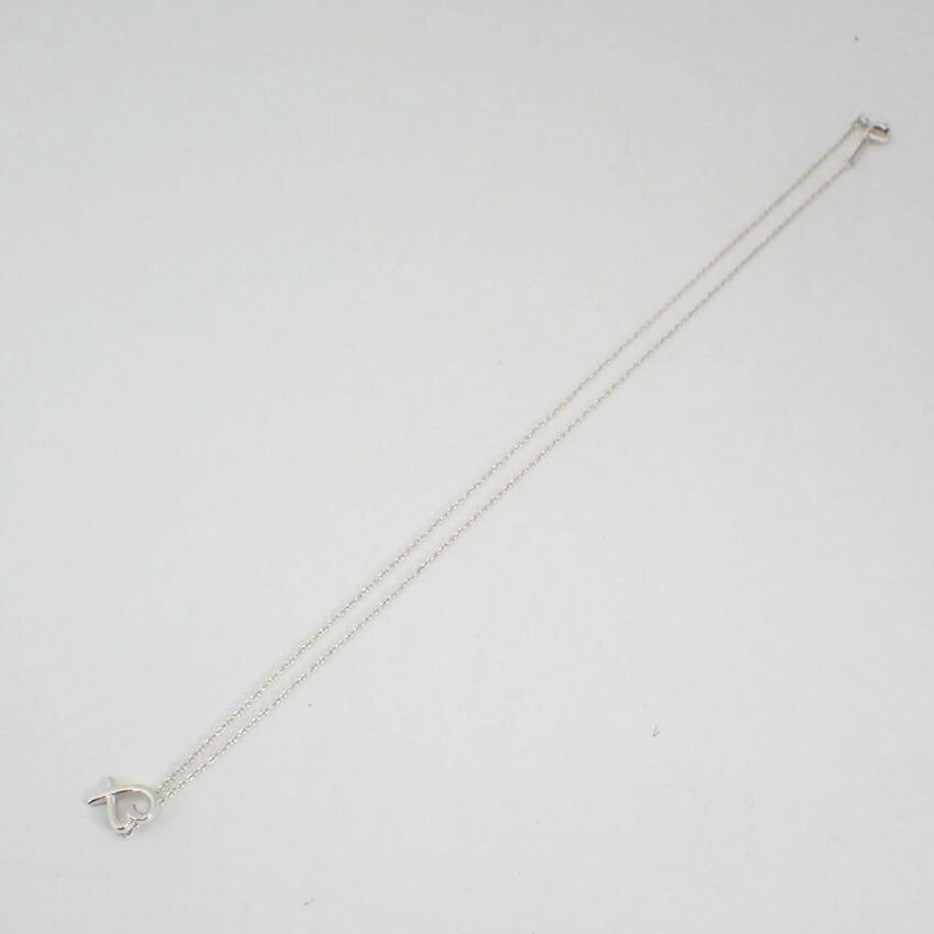 [Used] TIFFANY 925 Loving Heart Pendant/Necklace/g504-28