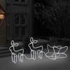 Christmas Decoration: Reindeer and Sled Outdoor Set 576 LEDs