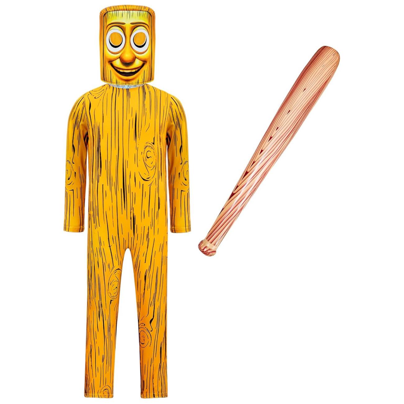 Tun Tun Tun Sahur Cosplay for Children Cartoon Suit Halloween Costumes for Boys and Girls, Party Costumes Gifts 160cm