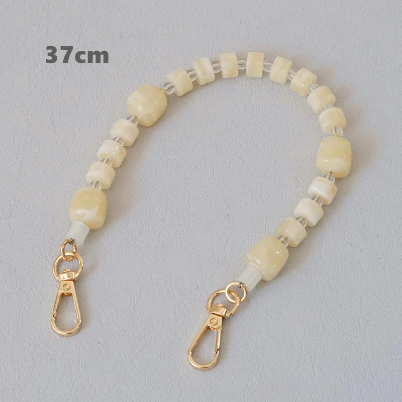 New Fashion Woman Bag Accessory Detachable Candy Beaded Chains Cute Acrylic Luxury Strap Women Elegant Bag Acrylic Handle Chain