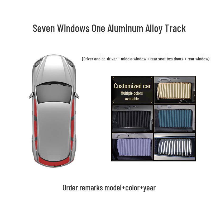 Volvo XC60/XC90/S90/V40/S60L Rear Car Sunshade Privacy Curtains
