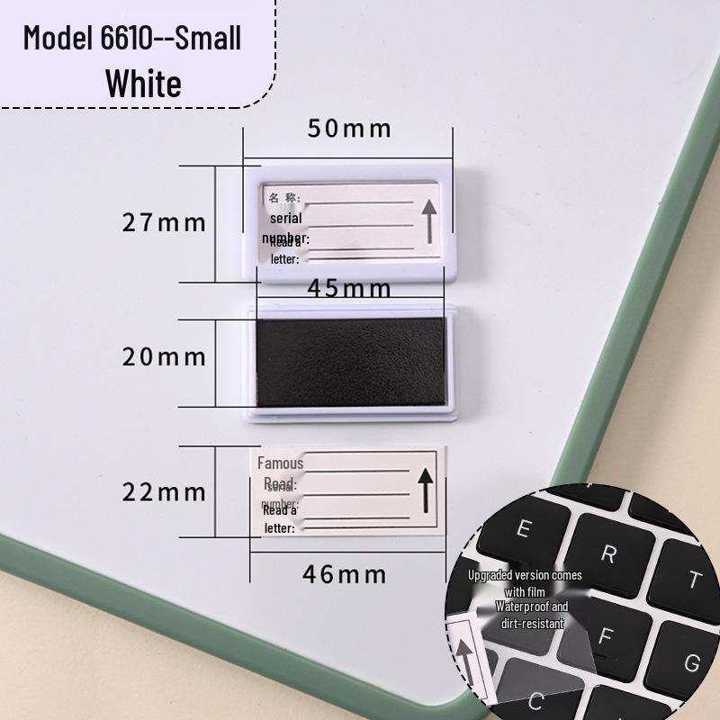 Magnetic Label Holder for Whiteboard & File Cabinets - Warehouse & Partition Name Sign Stickers