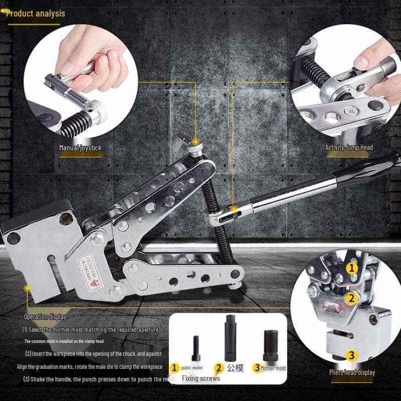 CKJ-21 Mechanical Punching Machine for Copper, Aluminum, and Steel Busbar and Angle Bar