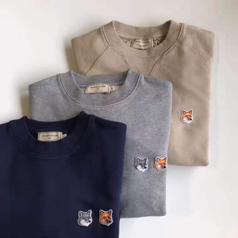 MK Fox Head Crew Neck Cotton Sweatshirt for Men and Women - Autumn/Winter Collection
