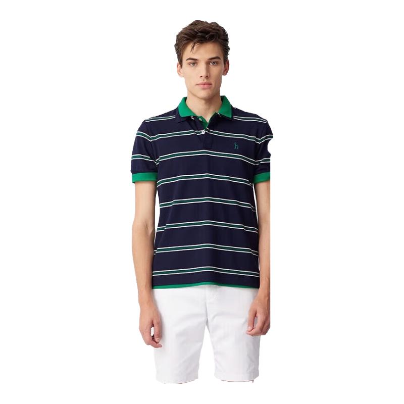

HAZZYS Men s Summer Striped Breathable Polo Shirt 170/92A