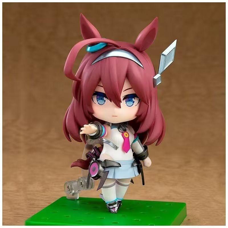 

Nendoroid 2665 Mihono Bourbon Uma Musume Pretty Derby Q Version Posable Jointed Anime Action Figurine Collectible Model Toys Gifts
