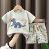 2pcs/set Children's Sets Kids Clothes Boys Girls CartoonT-shirt + Shorts Summer Cotton Short Sleeve Baby Children Clothing Toddler Suit