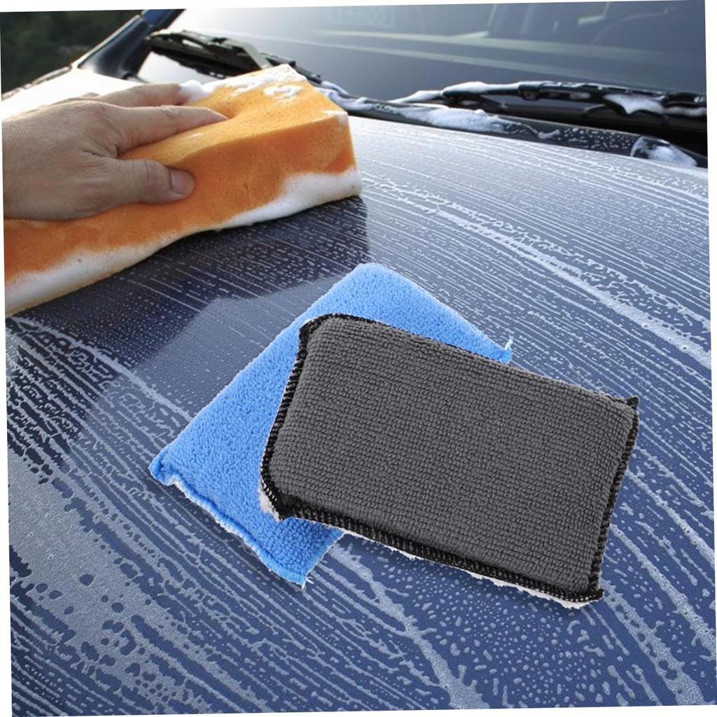 HEALEEP 2 piezas Esponja de Limpieza para Coche Grande Producto Espuma Lavado Interior Coche Coche