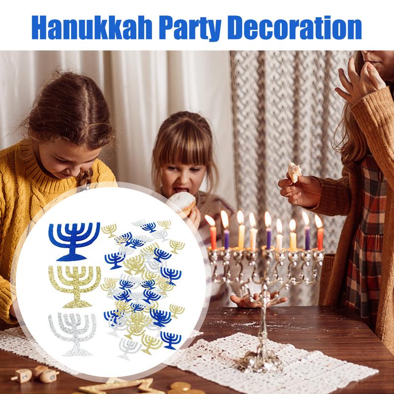 50 Pcs Hanukkah Decoration Non-woven Party Adorn Christmas Sto Table for Decorations Ornament Decorate Centerpiece