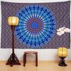 Red and Blue Mandala Tapestry Wall Hanging Hippie Tapiz Bohemian Psychedelic Witchcraft Living Room Dormitory Home Decor