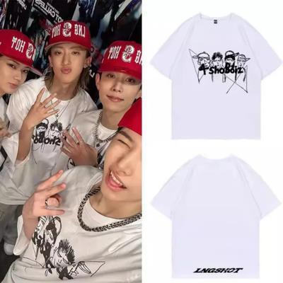LNGSHOT Kpop Mode Jay Park Gleiches T-Shirt Frühlingsmode Sport Reines Baumwoll-Herren-T-Shirt Kinderkleidung T-Shirt Y2k Frau