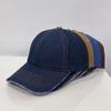 Cross-border Classic Washed Denim Baseball Cap, Plain Duckbill Cap, Vintage Versatile Sun Hat for Men and Women