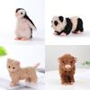 Mini Série d'Animaux en Silicone Poupée Bébé Jouet Doux Réaliste Mignon Simulation Reborn Cochon Pingouin Ours Polaire Chat Poupée Nouveau-né Jouets pour Enfants