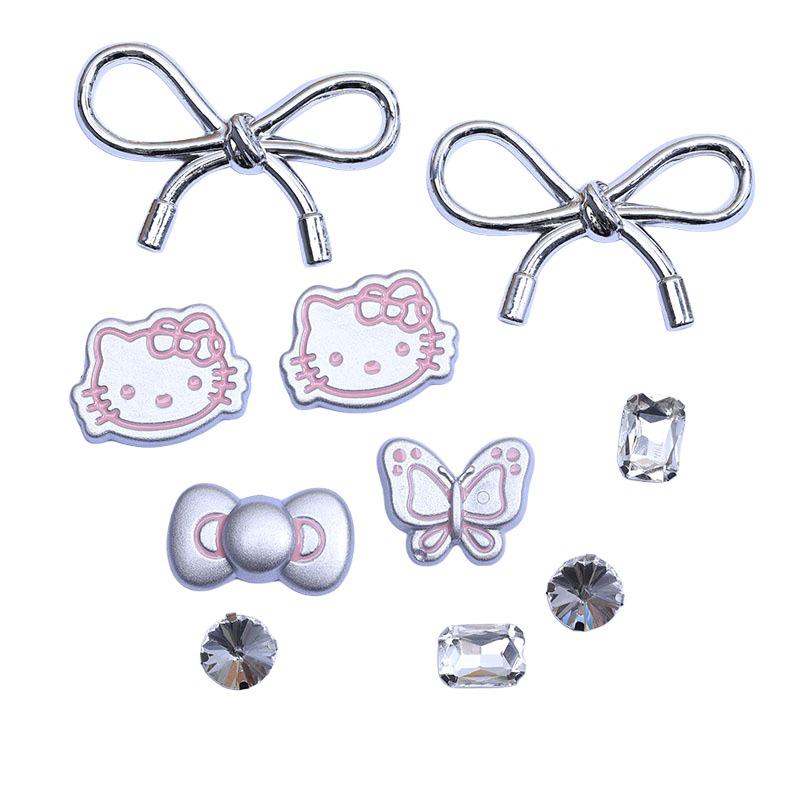 Xiaohongshu-Style Shoe and Hair Accessories: Hole Shoes Decorations, Hair Clips, Ties, Refrigerator Magnets