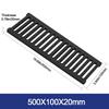 High Strength Trench Cover Rectangular Grate Driveway New Sewage Ditch Drainage  Outdoor