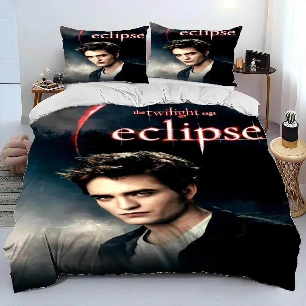 Top 3D The Twilight Saga HD Bedding Set Printed Bed Set With Pillowcase Bed Duvet Cover Soft Single Double Queen Super King Size