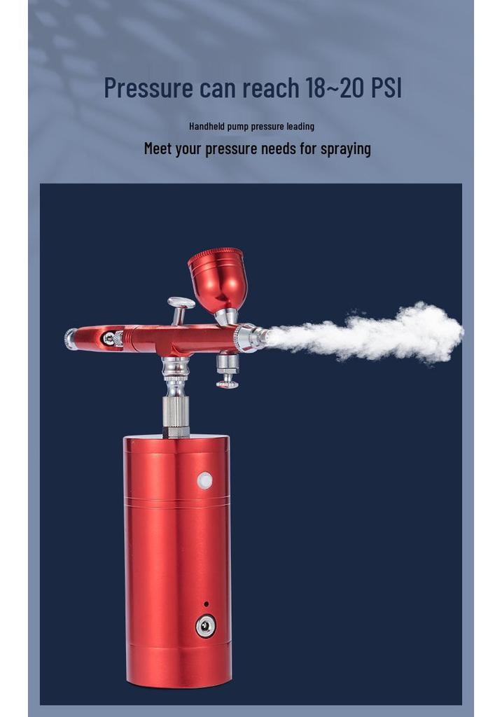 Portable Electric Airbrush & Air Pump Set for Painting, Tattooing, and Coloring