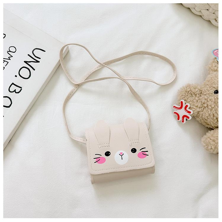New children's bag cute rabbit small bag casual bag shoulder messenger bag mini cartoon baby change bag