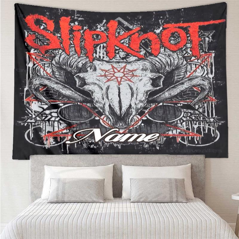 1PC Custom Name Tapestry Metal Music Band Collage Tapestry Hanging for Bedroom,Livingroom, Playroom,Decor Art Room Wall Holiday Birthday Gifts