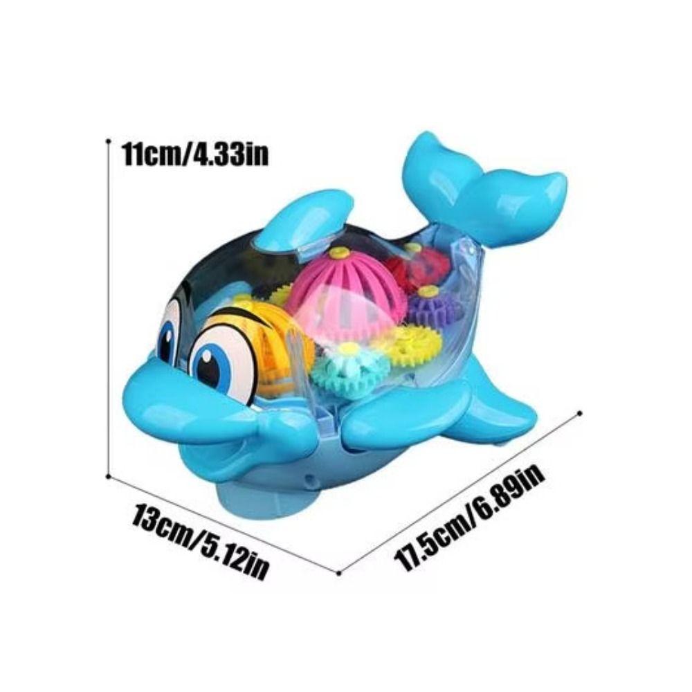 Light Music Light Up Dolphin Toy Electric Simulation Sea Animal Toy  Toddlers  Kids