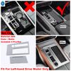 Car Steering Wheel / Window Lift / Gear Shift Box Decor Panel Cover Trim ABS Accessories For VW Atlas / Teramont   Matte