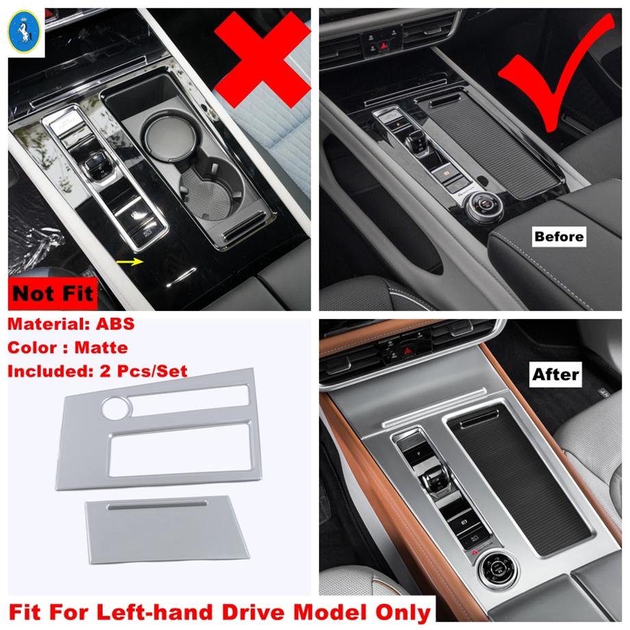 Car Steering Wheel / Window Lift / Gear Shift Box Decor Panel Cover Trim ABS Accessories For VW Atlas / Teramont Matte