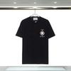 280g Double Yarn Cotton T-Shirt Couples Casablanca Castle Print Short Sleeve Round Neck Loose Fit