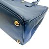 PRADA Sapphiano Galleria Handbag leather blue Women 1BA786 Used