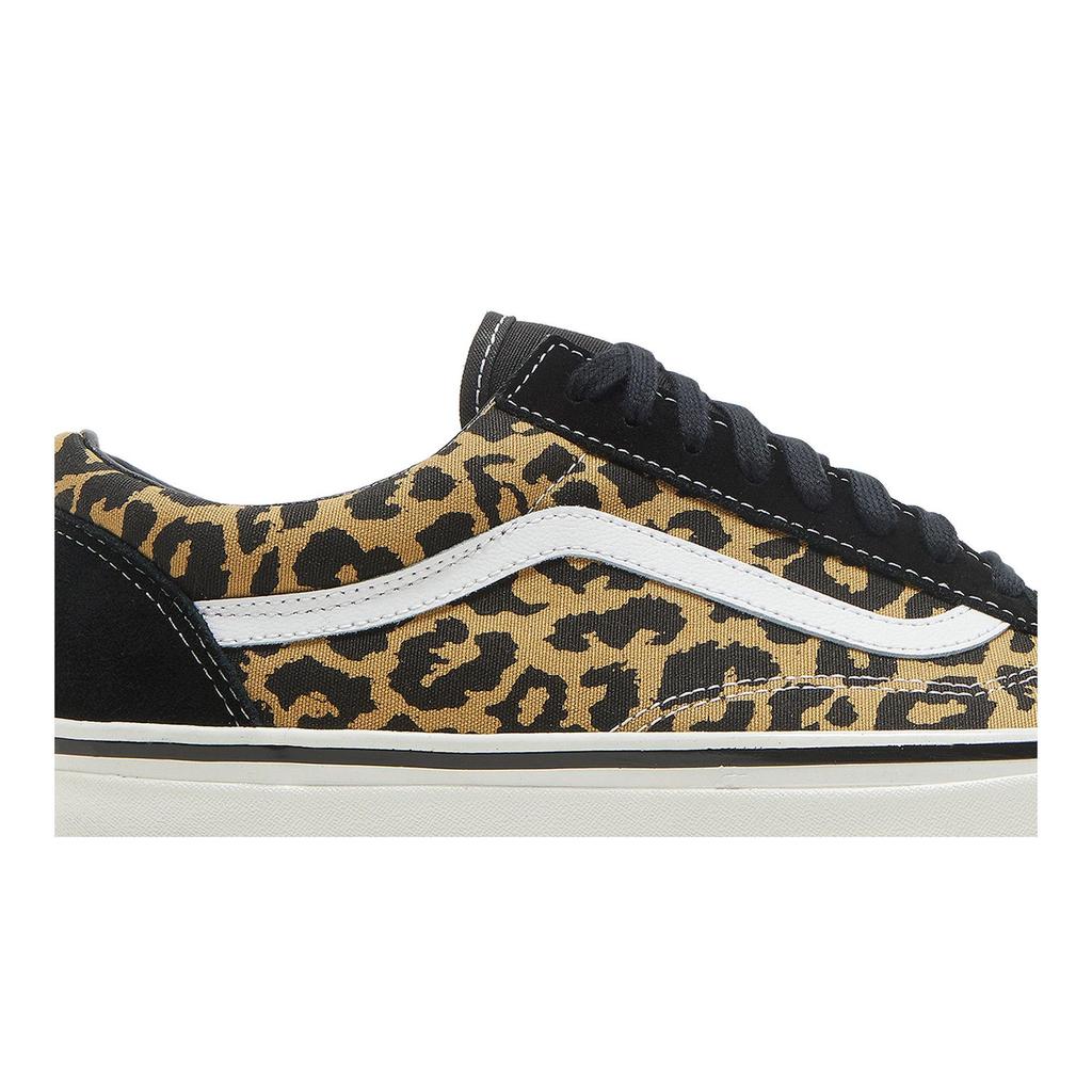 Vans Old Skool 36 DX 'Anaheim Factory - Leopard' (Unisex) Black / Tan Leopard Skate Shoes VN0A54F39GI