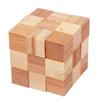 Kongming Wooden Puzzle Toy - Bamboo Luban Octagonal and Square Puzzle for Kids and Adults