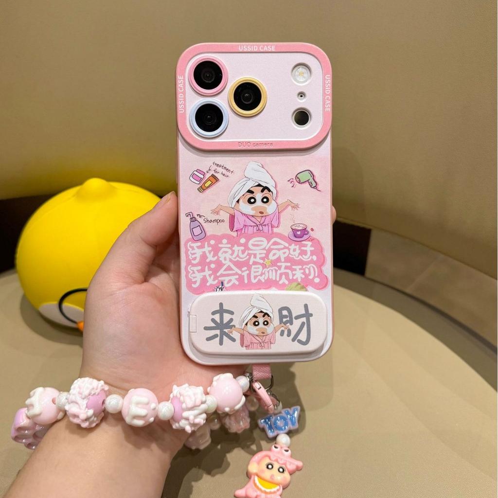 Applicable iPhone17 doll 16promax lanyard 15 bracket 14 Internet celebrity 13 silicone 12 cartoon 11 mobile phone case