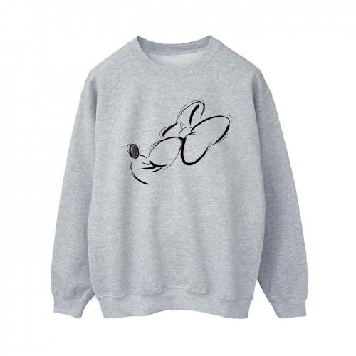 Disney Womens/Ladies Minnie Mouse Nose Up Sweatshirt