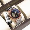POEDAGAR 1415 Luxus Herren Skelett Tourbillon Automatisch Mechanische Herrenuhr Wasserdicht Leuchtend Edelstahl Herrenuhren