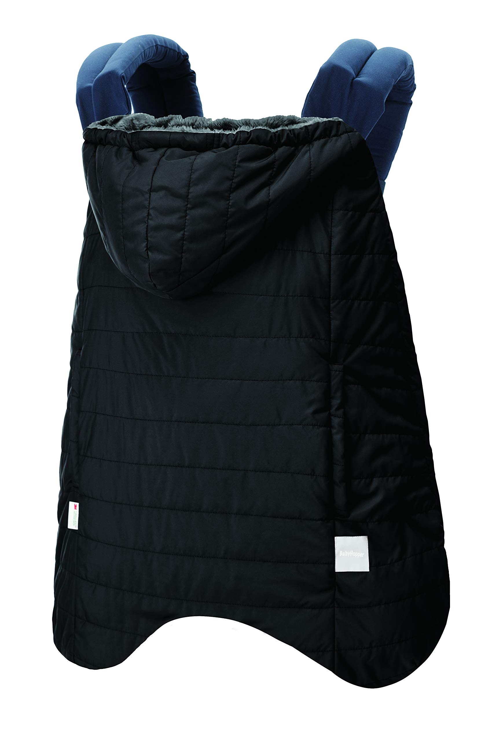 

BABYHOPPER Baby Carrier Lightweight Ergo Winter Multiple Stroller 1 Cover Months and CKBH04023 Cover, Cover, Black, Water-Repellent, Compatible, (0