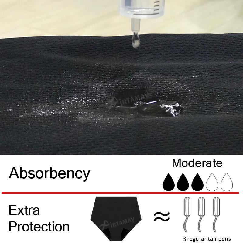 Leak-Proof Women's Swim Briefs: Four-Layer Period Panties for Sport