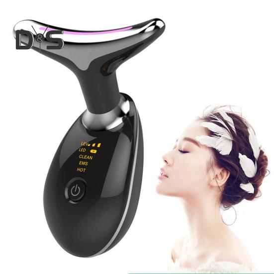 Neck Face Lifter Massager Anti Wrinkle Skin Tighten Device Double Chin Remover Beauty Tool for Facial Contouring Absorbs Creams Faster
